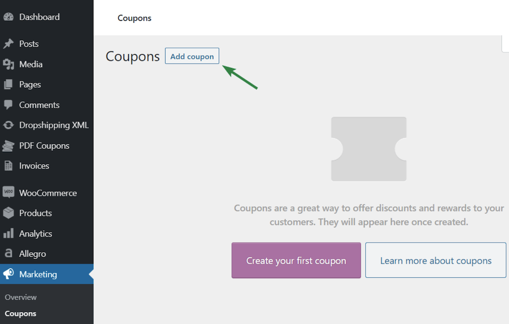 Create a Coupon